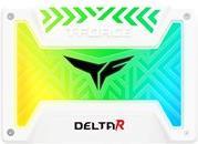 Team T-Force Gaming DELTA R RGB SSD (Rainbow) - SSD - 500 GB - intern - 2.5 (6.4 cm) - SATA 6Gb/s - weiß
