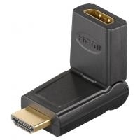 Goobay 51721 adattatore per inversione del genere dei cavi HDMI Nero (Goobay 180Â° HDMI adapter - Black)