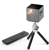 Technaxx MINI DLP BEAMER TX-12 TX-126, TI DLP RGB LED, 854x480, 100 ANSI lum, Mini HDMI, 3.5mm, RMS 1.5W, MicroSD, 2500mAh, 55x55x55 mm (4860)
