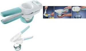 keeeper Zitruspresse valentina, mit Becher aquamarine / weiß, Material: PP/TPE, - 1 Stück (1073962400000)
