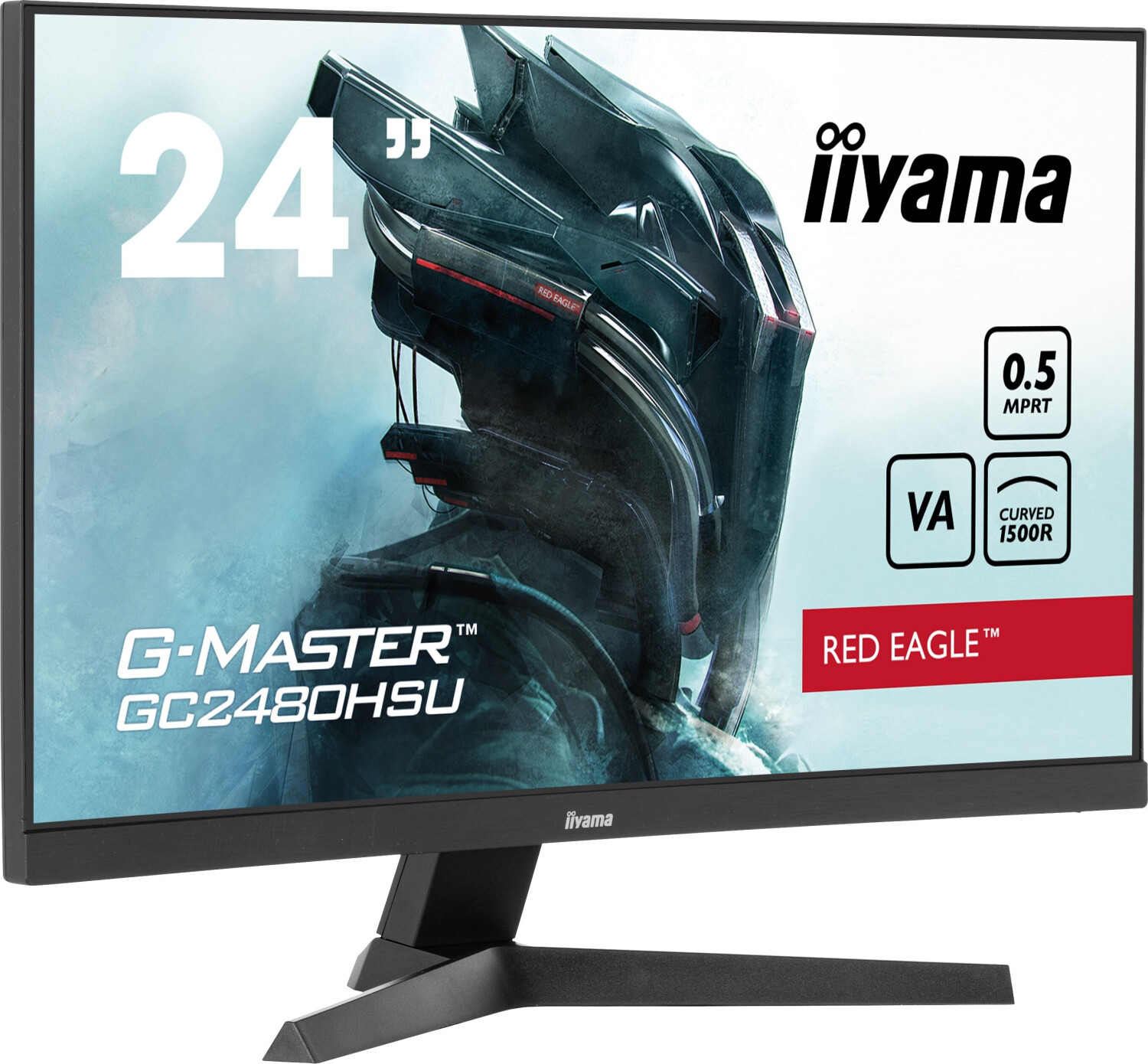 iiyama G-MASTER GC2480HSU-B1 Monitor PC 61 cm 24 1920 x 1080 Pixel Full HD LED Nero (24 G-MASTER GC2480HSU-B1 Gaming Monitor -