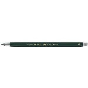 FABER-CASTELL TK 9400 Fallminenstift, Härtegrad: 5B Länge: 145 mm, Minendurchmesser: 3,15 mm, Bleistift, Schaft (139405)