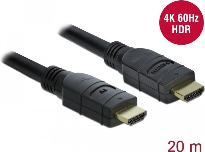 Delock Cavo HDMI attivo 4K 60Hz 20m