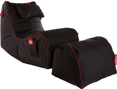Gamewarez Sitzsack mit Fußablage RX rot (BBR03RR000)