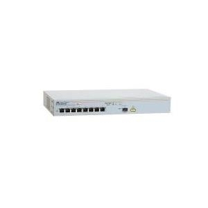 Allied Telesis AT FS708/POE - Switch - nicht verwaltet - 8 x 10/100 + 1 x SFP - Desktop - PoE (AT-FS708/POE-20)