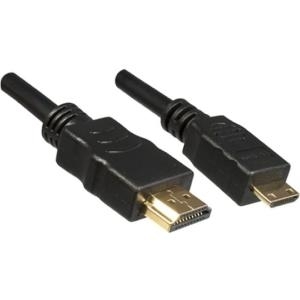 DINIC 2m mini HDMI/HDMI 2m Mini-HDMI HDMI Schwarz HDMI-Kabel (MHD-HDMI-M2S)