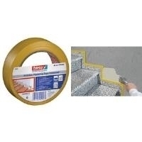 tesa Putzband 4840 Premium, quergerillt, 30 mm x 33 m, gelb schützt empfindliche Oberflächen vor Verschmutzung mit Putz- - 1 Stück (04840-00007-02)