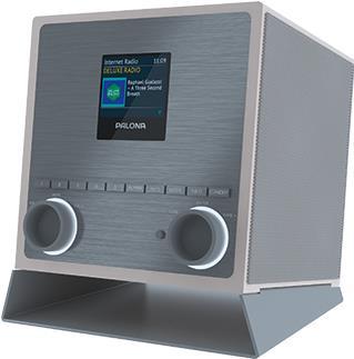 QUUBI multifunktionelles Soundsystem weiß WiFi Dual-Band (2,4/5 GHz) Internetradio mit über 40.000 Radiostationen und Podcasts, DAB+/FM mit RDS, UPnP, DLNA Streaming-Funktion, Bluetooth 4.0 mit NFC, Aux-In (zum Beispiel um den Fernseher anzuschließen