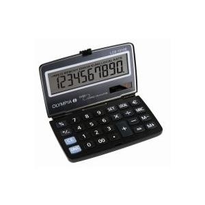 OLYMPIA LCD 1010E Taschenrechner Blau 1zeilig 10Stellen-Display Wurzel Prozent GT Speicherfunktion Batterie-Solar-Betrieb (4683)