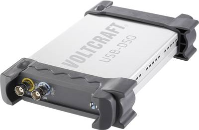 Voltcraft DSO-2020 USB Oscilloscopio USB, attacco per oscilloscopio a 2 canali, larghezza di banda dell'oscilloscopio USB 20 MH