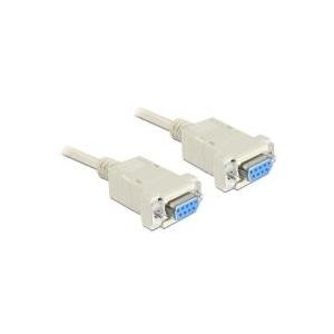 Delock cavo seriale null modem 9 pin jack / jack 1,8 m