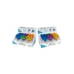 WEDO Bastelschere Soft-Kid, spitz, Länge: 115 mm, im Display für Rechtshänder, aus rostfreiem Edelstah, geschraubtes (77 930)