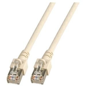 RJ45 FTP Patchkabel umspritzt, 7,5 m grau, ECOLAN CAT.5E (K5453.7,5)