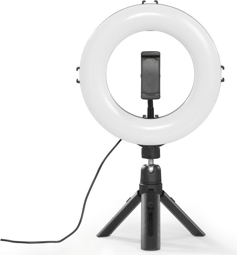 Hama SpotLight Smart 80 II LED Ring Light 8 Ring w/ 96 LEDs Warm White to Daylight Bright Dimmable Remote Control Tripod w/ Bal