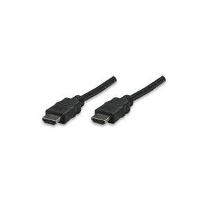 Manhattan - Video-/Audio-/Netzwerkkabel - HDMI - HDMI, 19-polig (M) - HDMI, 19-polig (M) - 3 m - abgeschirmt - (HDMI 1.4) - Schwarz (323222)
