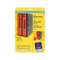 Avery L4752 - Aktenetiketten (File Folder Labels) - Rot - 61 x 297 mm - 60 Stck. (20 Bogen x 3) (L4752-20)