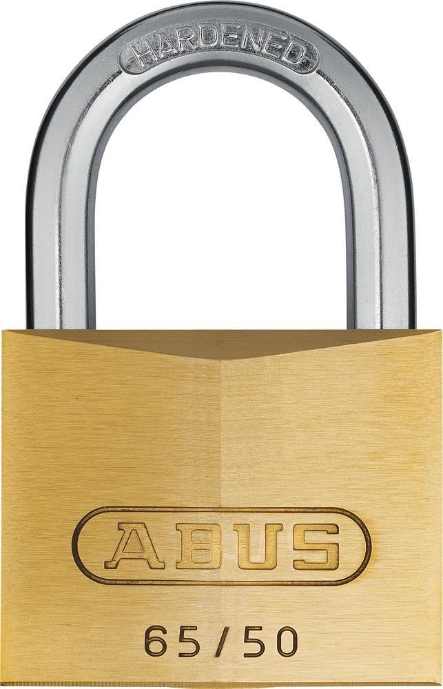 ABUS 65/50 kd. - Lucchetto convenzionale - Serratura a chiave - Chiusure differenziate - Ottone - Ottone - Acciaio temperato (6