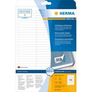 HERMA 4202 etichetta per stampante Bianco Etichetta per stampante autoadesiva (HERMA Special - etiketter - mat - 2400)