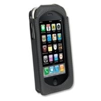 Style for mobile Bugatti TouchCover - Schutzabdeckung für Mobiltelefon - Echt Leder - Schwarz - für Apple iPhone 3G, 3GS, 4 (06926)