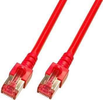 EFB-Elektronik ECOLAN - Patch-Kabel - RJ-45 (M) - RJ-45 (M) - 15,0m - Paare in Metallfolie (PiMf) - (Kategorie 6) - Rot (K5512.15)