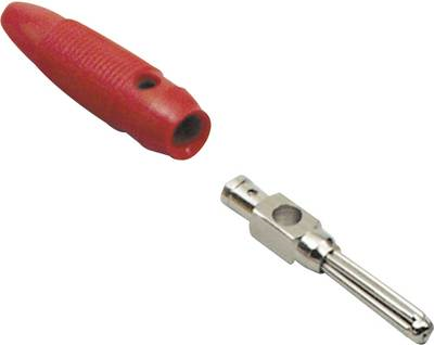 Büschelstecker Stecker gerade Stift-O 4 mm Rot 100 St. (TC-2519008)