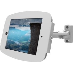 Compulocks Space Swing Arm - iPad 12.9 Wall Mount - White - Befestigungskit (Montage-Adapter, Diebstahlschutzgehäuse) für Apple iPad Pro (neig- und schwenkbar) - verriegelbar - hochwertiges Aluminium - weiß - für Apple 12.9  iPad Pro (1st generation,