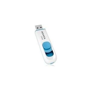 ADATA Classic Series C008 - USB-Flash-Laufwerk - 16GB - USB2.0 - weiß, Blau (AC008-16G-RWE)