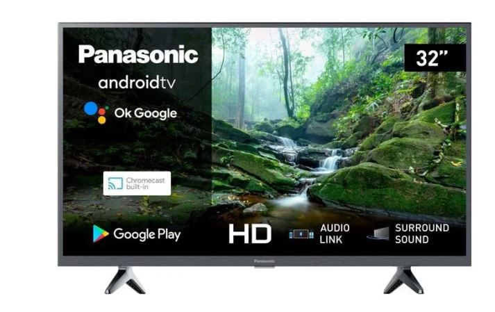 Panasonic TX-32LST506 gr LED-TV Android HDready DVB-T2/C/S2 Smart USB-Rec. HEVC [Energieklasse F] (TX-32LST506)