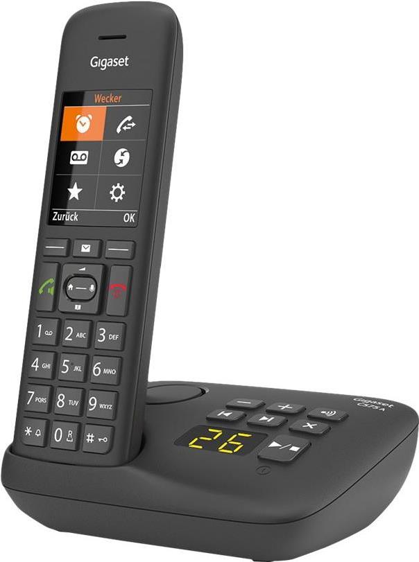 Telefono cordless Gigaset C575A con segreteria - nero