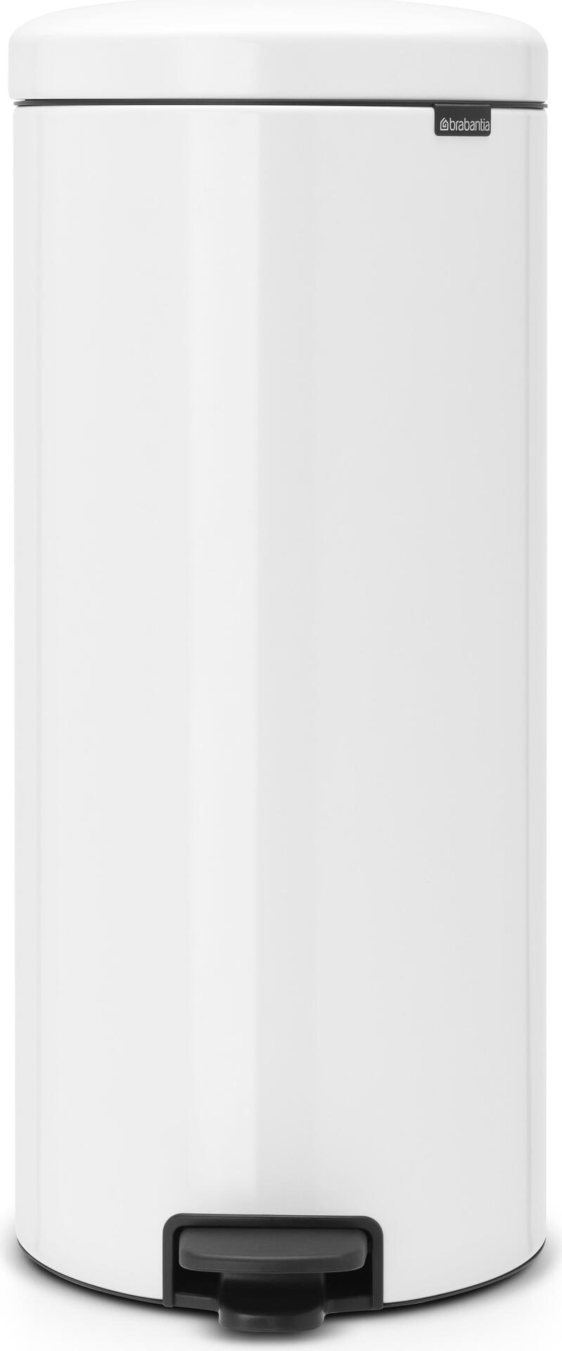 Pattumiera a pedale Brabantia Pedal Bin New Icon 30x38x68 cm bianco 30 litri 111785