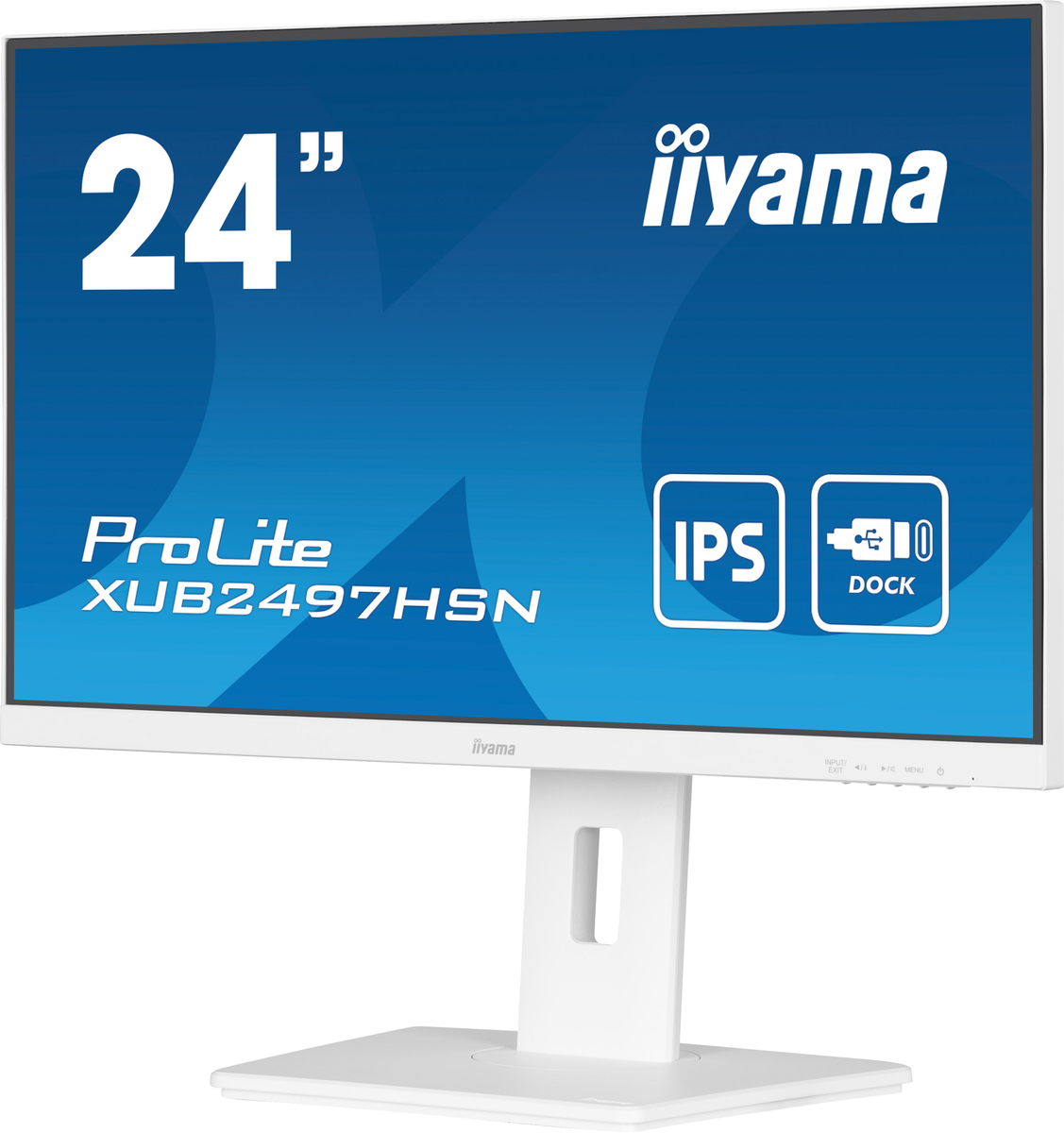 iiyama ProLite XUB2497HSN-W2 Monitor PC 60,5 cm [23.8] 1920 x 1080 Pixel Full HD LED Bianco (iiyama XUB2497HSN-W2 24 IPS LCD)