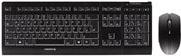 CHERRY B.UNLIMITED 3.0 - Tastatur-und-Maus-Set - drahtlos - 2.4 GHz - Englisch (USA) mit EURO-Symbol - Schwarz