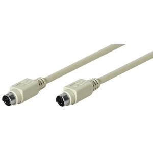Tecline Fröhlich + Walter - Tastatur- / Maus-Kabel - PS/2, 6-polig (M) - PS/2, 6-polig (M) - 2 m (33502)