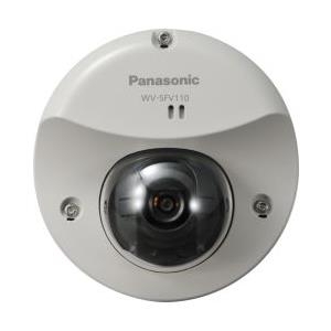 Panasonic i-Pro Smart HD WV-SFV110M - Netzwerk-Überwachungskamera - Kuppel - Außenbereich - staubdicht / wasserfest / fälschungssicher / vandalensicher - Farbe (Tag&Nacht) - 1,3 MP - 1280 x 960 - 720/30p - feste Brennweite - Audio - 10/100 - MJPEG, H