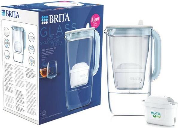 Brita 1050452 Filtraggio acqua Filtro per acqua da bancone 2,5 L Blu, Bianco