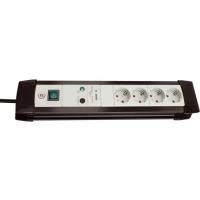 Brennenstuhl Premium Line Steckdosenleiste (4-fach, 1,8m) schwarz/grau (1157050374)