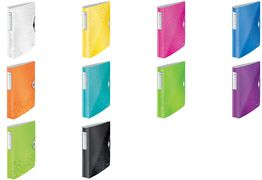 grün A4 4 D-Ring LEITZ Ringbuch Active WOW SoftClick