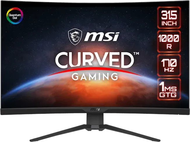 MSI MAG 325CQRFDE QD Monitor PC 80 cm [31.5] 2560 x 1440 Pixel Wide Quad HD LCD Nero (random_mZxUoQ8uTC)