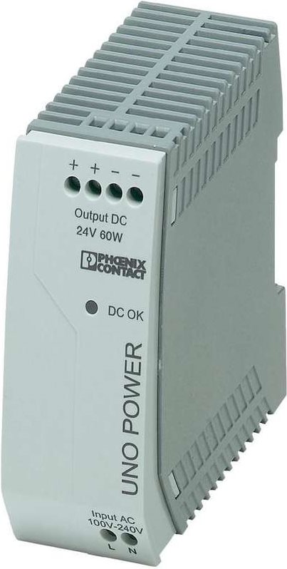 Phoenix Contact UNO-PS/1AC/24DC/60W alimentatore e convertitore di tensione da interno grigio (2902992)