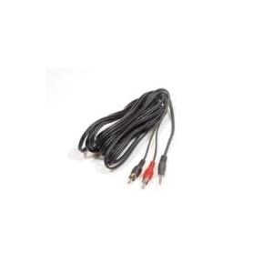 KRAM AUX Adapter - Audiokabel - RCA-Phono x 2 (M) - Mini-Phone Stereo 3,5 mm (M) - 5 m (XA297)