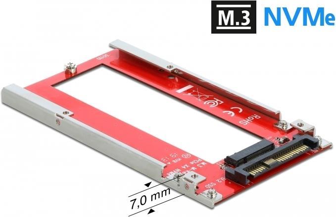 DeLOCK Convertitore da U.2 a M.3 / NF1 - Adattatore di interfaccia - NF1 (NF1) - U.2 NVMe - U.2 (64077)