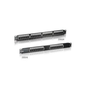 Equip - Patch Panel - Schwarz - 1U - 24 Ports (235324)