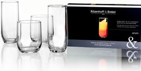 Litzenhoff & Breker Long Drink Glass "RAM" 0315 L di spermatozoi resistente alla macchina Hhe 100 mm - 1 ripido (818116)