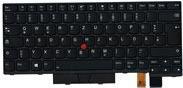 Lenovo Chicony - Ersatztastatur Notebook - mit Trackpoint - hinterleuchtet - Deutsch (01HX431)