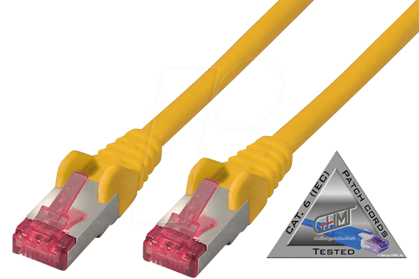 shiverpeaks BS75711-A1.5Y cavo di rete giallo 15 m Cat6a S/FTP (S-STP) (BS75711-A1.5Y)