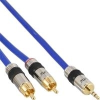 Cavo jack RCA - PREMIUM - 2x connettori RCA su jack da 3,5 mm - 5 m