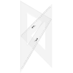 Zeichen-Dreieck Centro, 2er-Set Inhalt: 1 x 45 Grad Hypotenuse 360 mm, 1 x 30-60 Grad Hypo- (S0237900) Zeichen-Dreieck Centro, 2er-Set Inhalt: 1 x 45 Grad Hypotenuse 360 mm, 1 x 30-60 Grad Hypo- (S0237900)