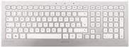 CHERRY STRAIT 3.0 - Tastatur - USB - Englisch - US - White Silver (B-Ware)