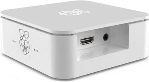 OneNineDesign Quattro Case, Media Center Gehäuse für Raspberry Pi 3, 2, B+ - Farbe: weiß (ASM-1900039-11)