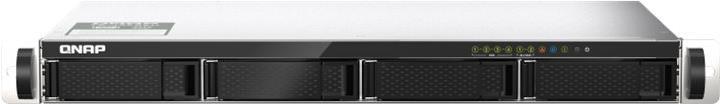 QNAP TS-435XeU - NAS-Server - 4 Schächte - 16TB - Rack - einbaufähig - SATA 6Gb/s - HDD 4TB x 4 - RAID 0, 1, 5, 6, 10, JBOD - RAM 4GB - 2,5 Gigabit Ethernet / 10 Gigabit Ethernet - iSCSI Support - 1U (TS-435XEU-4G+4XST4000NE001)